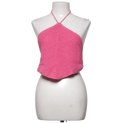 Haltertop (Roze) van Gina Tricot Katoen, Polyamide, Polyester
