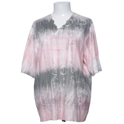 Top (Pink, Gray, Multicolored) from Di-Strick Acrylic, Cotton, Viscose