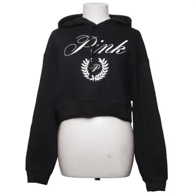 Sweat à capuche (Noir) de Pink Victoria's Secret Coton, Polyester