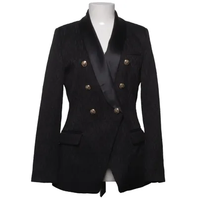 Tuxedo jacket (Black) from Julie Fagerholt Heartmade Cotton, Elastane, Polyester
