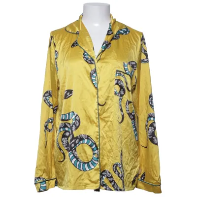 Pyjamahemd (Gelb, Mehrfarbig) von Chelsea Peers Elasthan, Polyester