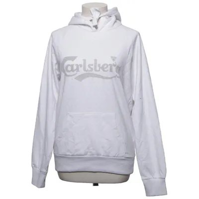 Hættetrøje (Hvid) fra Carlsberg Bomuld, Polyester
