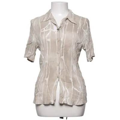 Chemise à manches courtes (Beige, Blanc) de Royal Fashion