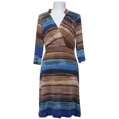Jurk (Blauw, Bruin, Meerkleurig) van Fifilles Elastaan, Polyester