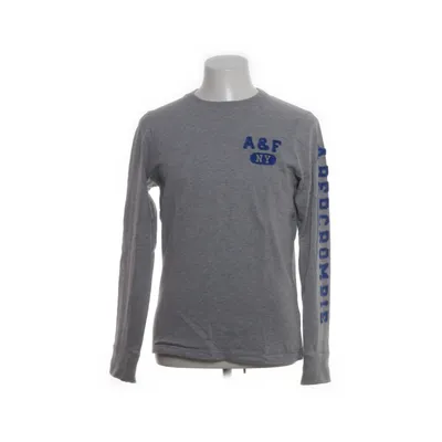 Collegetröja (Grå, Blå) från Abercrombie & Fitch Bomull