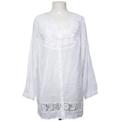 Blouse (White) from Bodyflirt Cotton