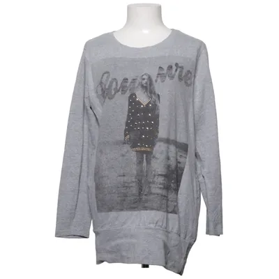Langærmet t-shirt (Grå) fra Ladies Wear Bomuld, Polyester