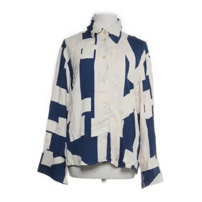 Skjorte (Beige, Blå) fra H&M Lyocell, Viscose, Linned