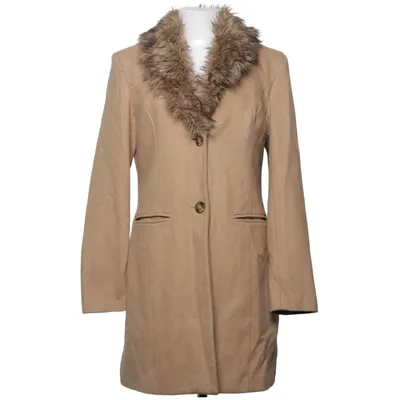 Manteau (Beige) de Havana Polyester, Laine