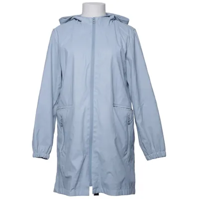 Raincoat (Blue) from Zara Basic Outerwear Polyester, Polyurethane