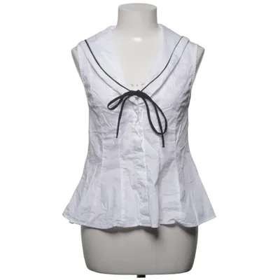 Top (Wit) van Zara Katoen