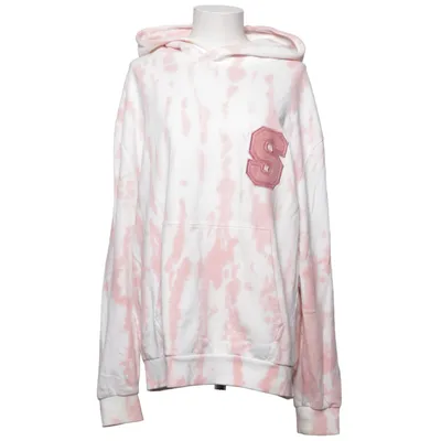 Huvtröja (Rosa, Vit) från SikSilk Bomull