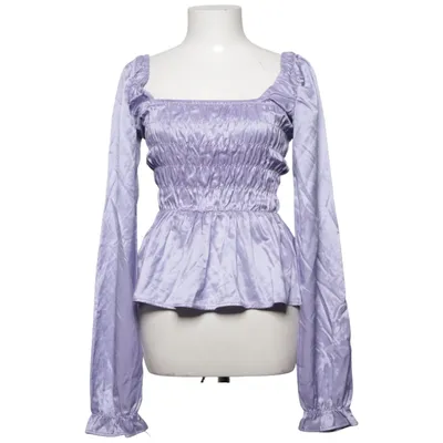 Peplumtopp (Lila) från HUNKØN Polyester, Viskos