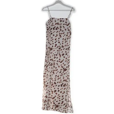 Maxi dress (White, Brown) from Zara Home Cotton