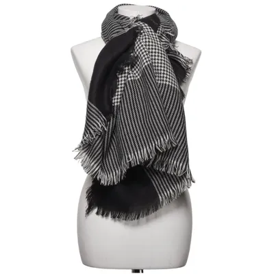 Scarf (Black, White) from Rodier