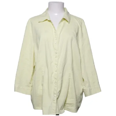Shirt (Geel) van Gina Laura Collection Katoen, Elastaan, Polyester