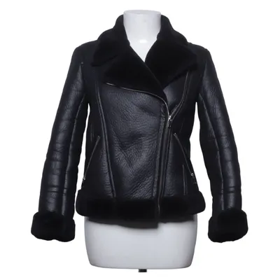 Shearlingjakke (Sort) fra Miss Selfridge Petites Polyester, Polyurethan