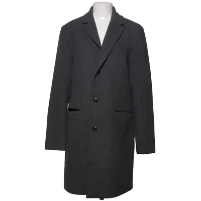 Coat (Gray) from Pier One Acrylic, Cotton, Polyester, Viscose, Wool
