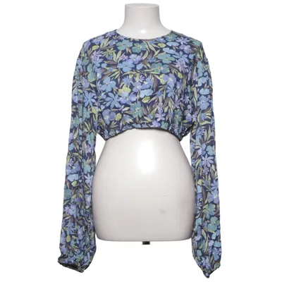 Crop top (Blue, Multicolored) from Laurella Viscose