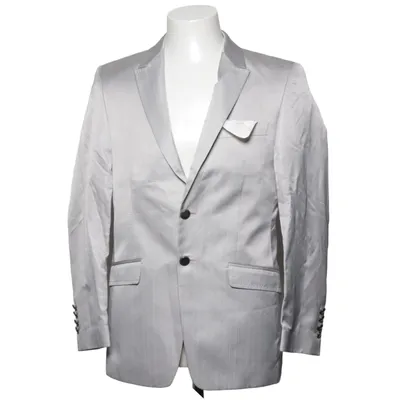 Blazer (Gray) from Wilvorst Polyester, Silk, Viscose