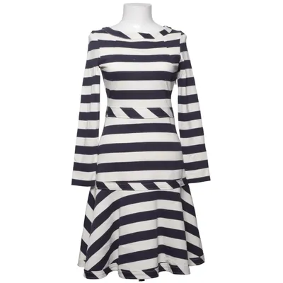 Dress (Blue, White) from Strenesse Cotton