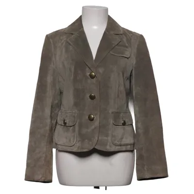 Leather blazer (Brown) from Betty Barclay Acetate, Leather
