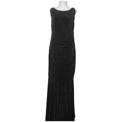 Robe longue (Noir, Argent) de Mei Mei Élasthane, Polyester