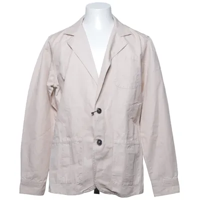 Blazer (Beige) from Scalpers Cotton, Linen