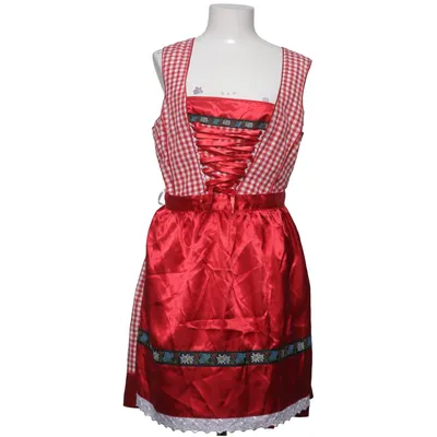 Dirndl (Rood, Wit) van Lifos Katoen, Polyester