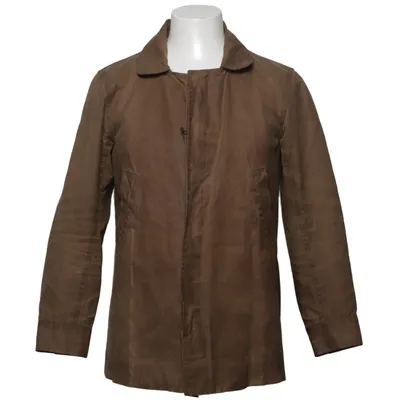 Oilskin coat (Brown) from Baron Wells Cotton
