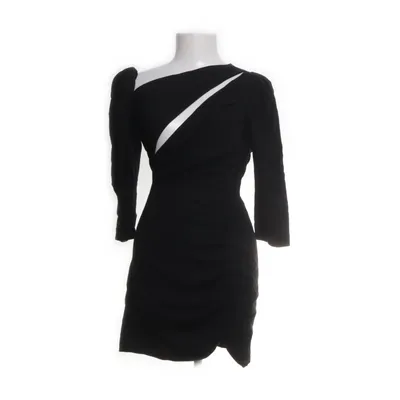 Jurk (Zwart) van The Girl Who Katoen, Viscose