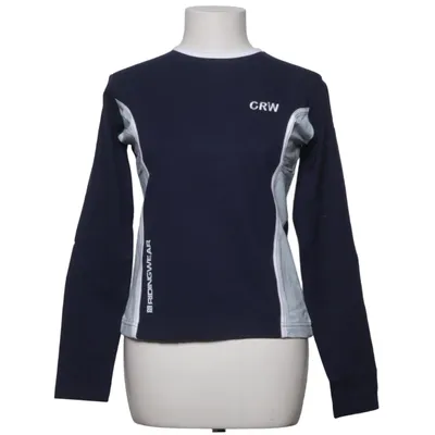 Träningströja (Blå, Vit) från CRW Classic Riding Wear Bomull, Elastan