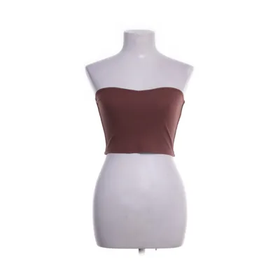Tube top (Bruin) van Selma Omari x Na-KD Katoen, Elastaan