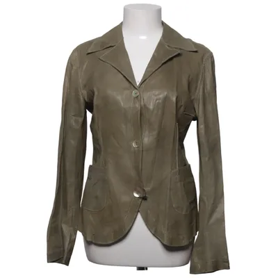Leather blazer (Green) from Santoro Leather