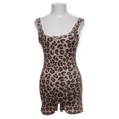 Jumpsuit (Beige, Brown) from Shein Elastane, Polyester