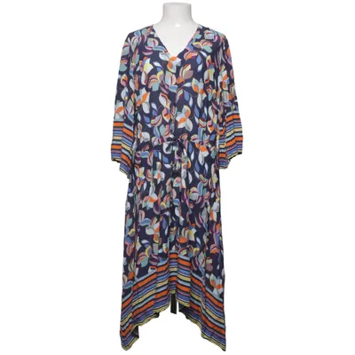 Kaftan (Blauw, Wit, Geel, Meerkleurig) van Emilia Lay Viscose