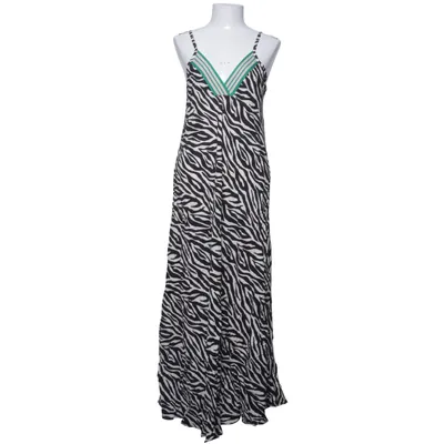 Maxi dress (Black, Beige) Viscose