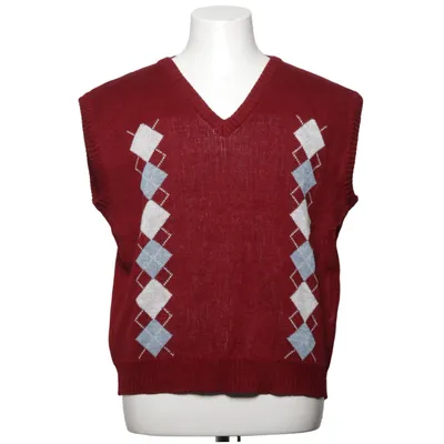 Pull sans manches (Rouge, Bleu, Blanc) de Sheplers Acrylique