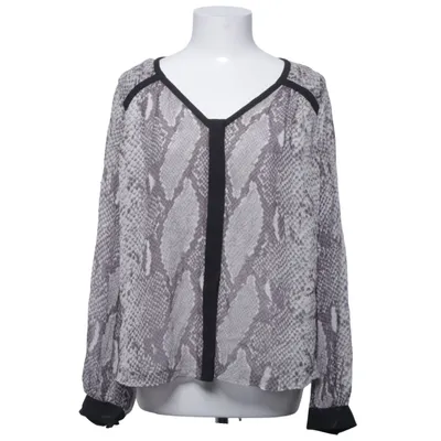 Blouse (Grijs, Wit) van Diane von Furstenberg Elastaan, Zijde
