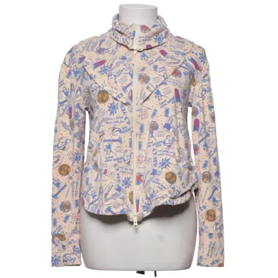 Cardigan (Beige, Meerkleurig) van Blutsgeschwister Katoen, Elastaan