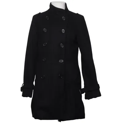 Coat (Black) from WeSC Polyester, Wool