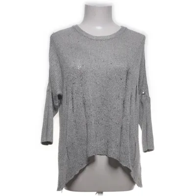 Sweater (Gray) from Monrow Linen, Polyester, Viscose