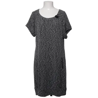 Kjole (Grå, Sort, Hvid) fra Juno Polyester, Viscose