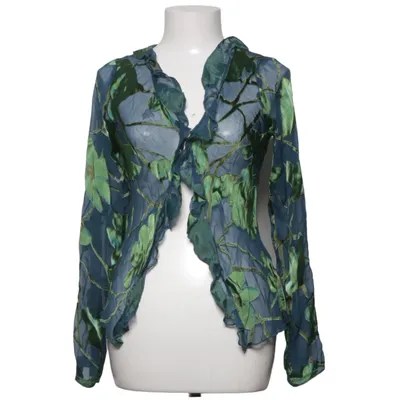 Blouse (Bleu, Vert, Multicolore) de Tone Barker Silk Soie, Viscose