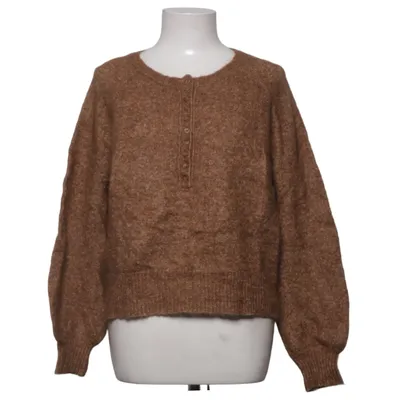 Strickpullover (Braun) von La Maille Sézane Elasthan, Merinowolle, Mohair, Polyamid