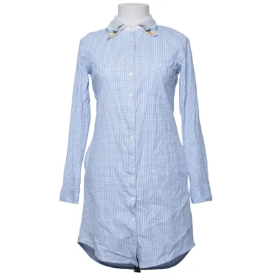 Blousejurk (Blauw, Wit) van Studio F Katoen, Elastaan, Polyamide, Polyester