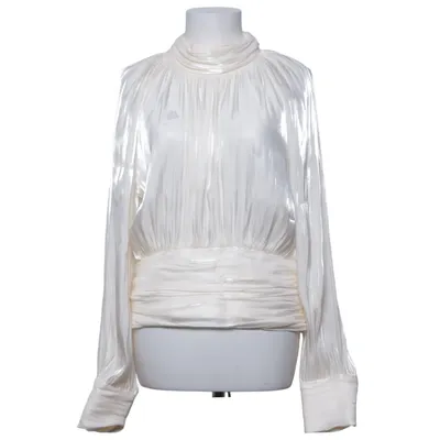 Blouse (Wit) van Gina Tricot Gerecycled polyester