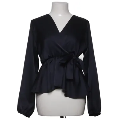 Wrap blouse (Black) from Missay Polyester