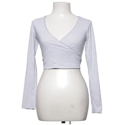 Crop top (Grå) fra Bershka Bomuld, Elastan, Polyester