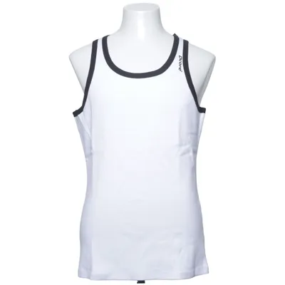 Tanktop (Wit, Zwart) van Dcore Katoen, Elastaan